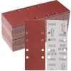 Sruhrak 93x230mm Sandpaper, 50 Pieces Sanding Sheets Stick and Peel