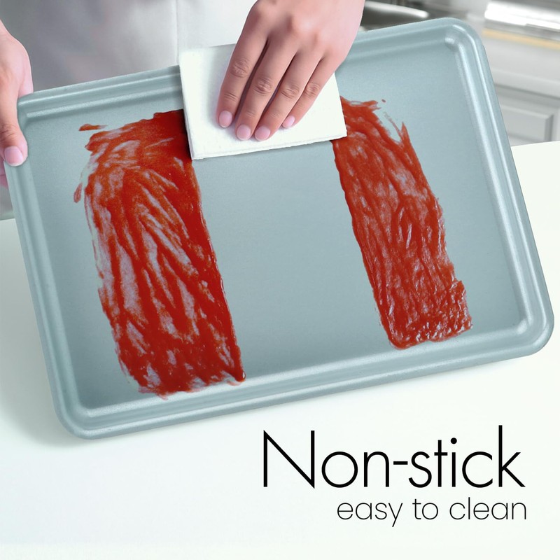 Ceramic Baking Sheet, Cookie Sheets for Baking, Naturally Non-Toxic Ceramic