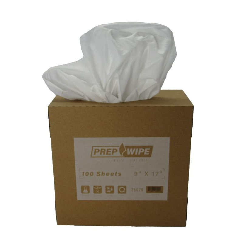 Prep Wipe Lint Free Cleaning Towels Pack of 100 Sheets