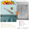 Acrylic Cutting Board with Counter Lip Non-Slip Acrylic Chopping✉·