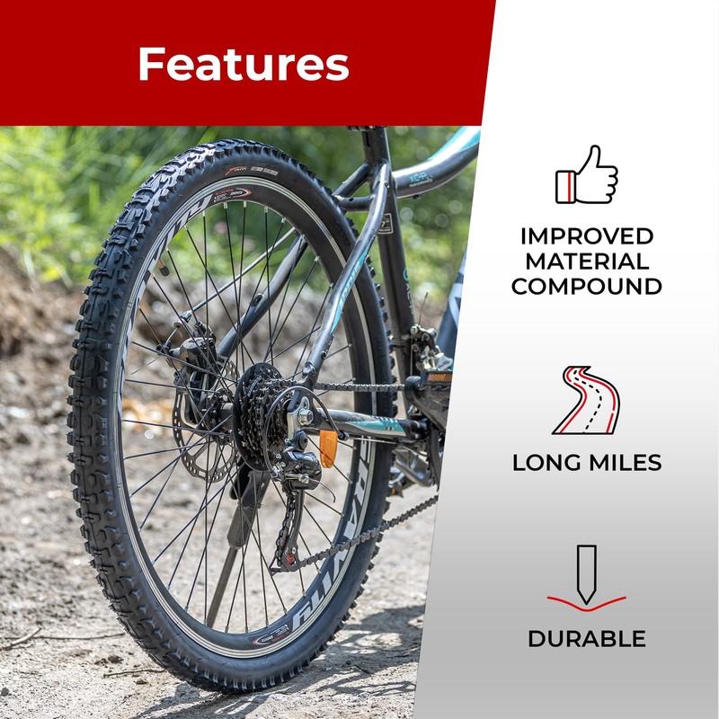 Fincci MTB Mountain Bike Bicycle Tyres 54-559 Tyres 26 x