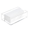 Acrylic Napkin Holder, Clear Modern Design, Countertop Napkins Dispenser, Flat