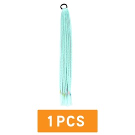 Traziewell Synthetic Hair Extensions Green Braiding Hair Bridal Hair Accessories for Women Blue Braiding Hair Colored Synthetic Braids Hair Extensions Soft Hair Extensions 2608