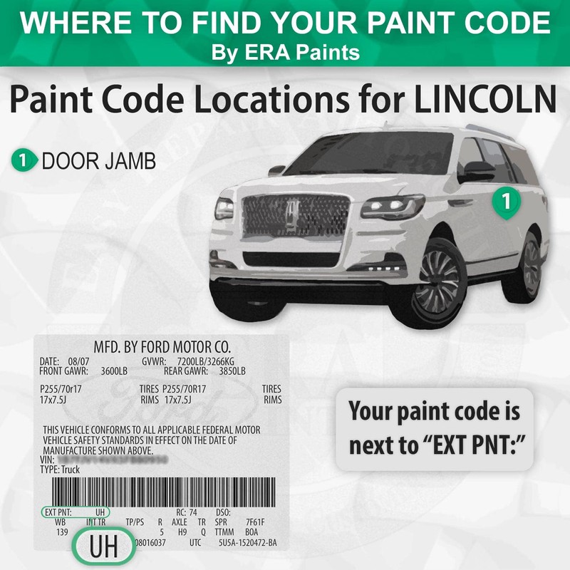 ERA Paints DI/M7187 - Dark Ink Blue Metallic for LINCOLN