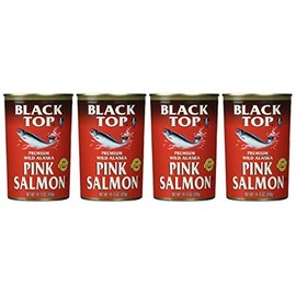 Black Top Premium Wild Alaska Pink Salmon, 14.75 Ounce (Pack of 4)