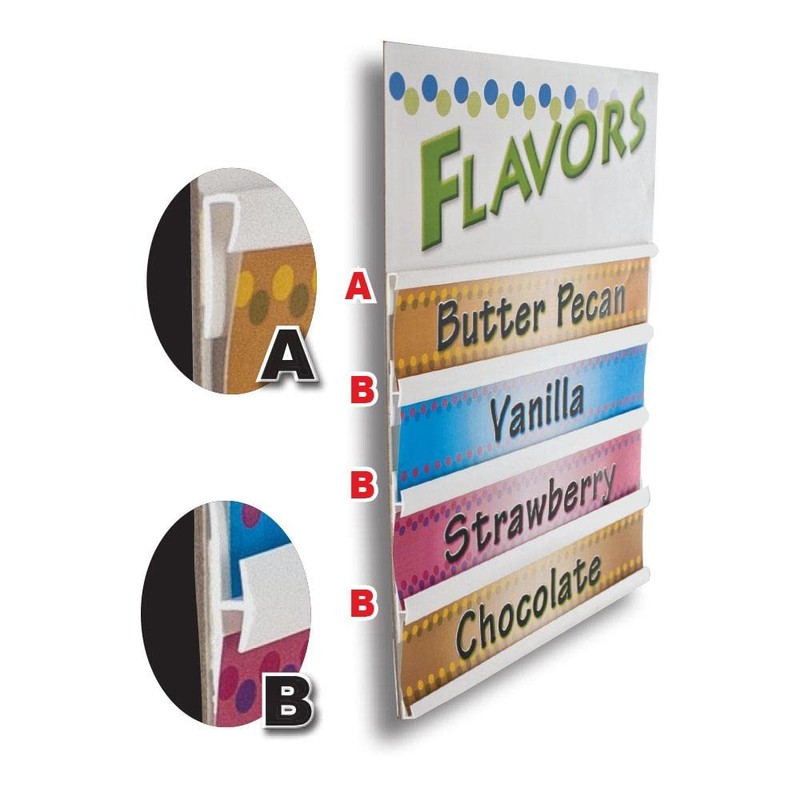 Outwater Plastic J Channel Fits Material 1/16 Inch Thick Black