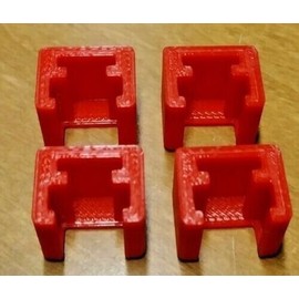 PORTER-CABLE Porter Cable BN125A Brad Nailer Nose Cushion 4 Pack Replaces PN: 894742 - Red