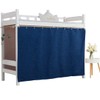 Teanea Solid Bottom Bunk Bed Blackout Curtains Privacy Cloth Single