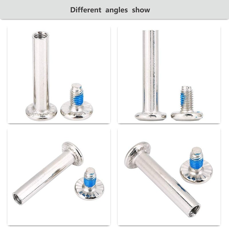Alomejor Pack of 10 Inline Skate Wheel Bolts 31 mm