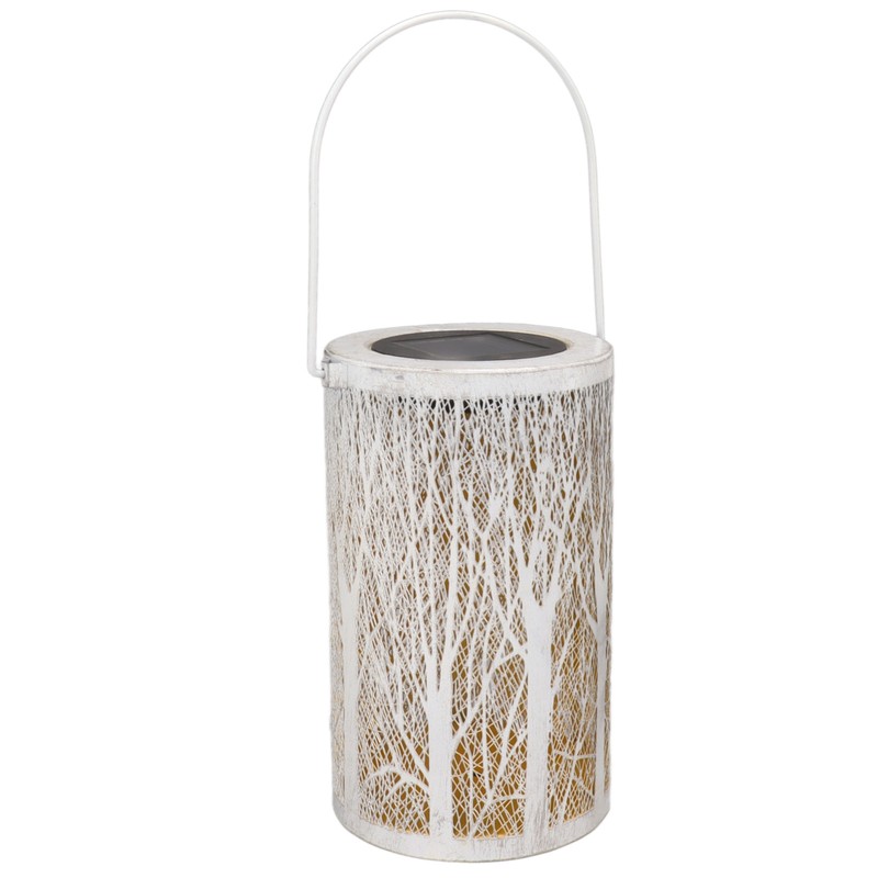 Garden Hanging Light Outdoor Solar Powered Lantern 5730LED White Forest