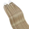 Ugeat Micro Bead Hair Extensions Highlight Blonde Micro Loop Hair