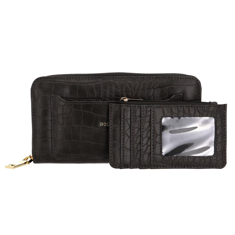 Bodenschatz Zip Around Wallet L Grey, grey, Modern