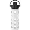Lifefactory 16-Ounce Glass Water Bottle with Active Flip Cap and