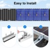 M METERXITY 10 PCS Solar Panel Mounting Brackets Kits, Aluminum