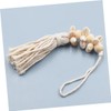 KONTONTY 2Pcs Wood Bead Wreath Boho Bead Garland Cowrie sea