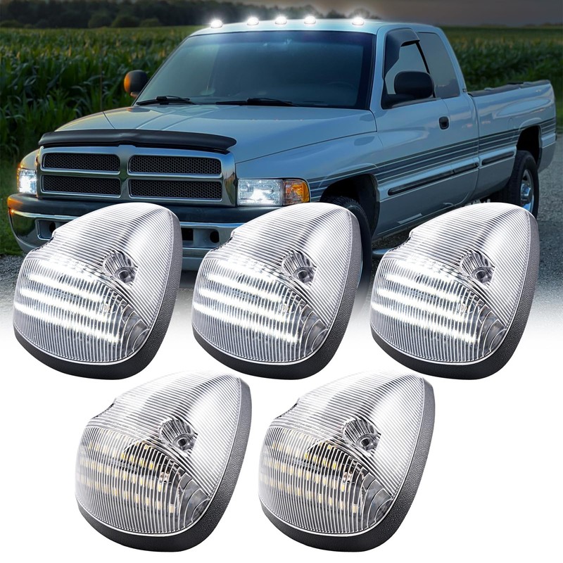 SHINEFIT White LED Cab Lights Replacement for 1994 1995 1996