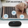 ACOZYKITTEN Wirless Pebble Sleek Mouse, 2.4G Slim Portable Lightweight Computer