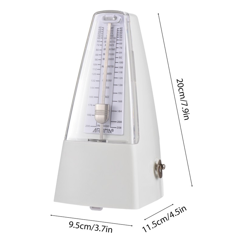 Mechanical Metronome Portable Metronome Adjustable Beat Speed Lightweight Loud Sound