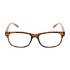 Retro Square Bifocal Reading Glasses in Brown Tortoise by Readers.com
