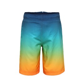 Rokka&Rolla Boys' 4-Way Stretch Swim Trunks Board Shorts Bathing Suit Swimwear with Mesh Lining, UPF 50+