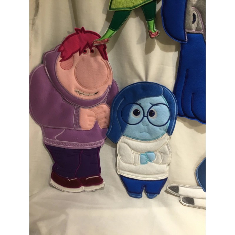 Handmade Inside Out Felt Wall Hanging Set Large