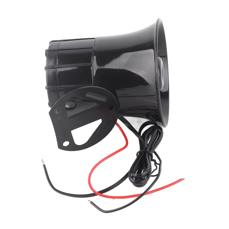 50W 120dB Car Loud Horn 6 Sounds Emergency Warning Alarm
