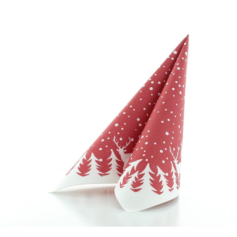 Sovie HORECA Napkin Marvin in Bordeaux | Linclass® Airlaid |