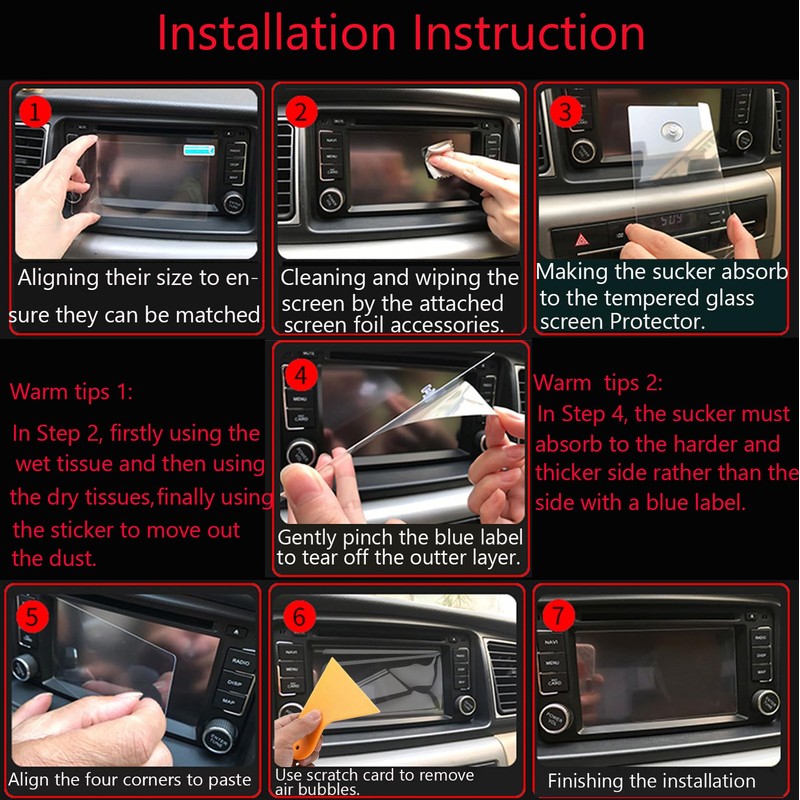 TTCR-II Compatible with MAZDA3 Screen Protector Matte 2019-2024 2025 2026