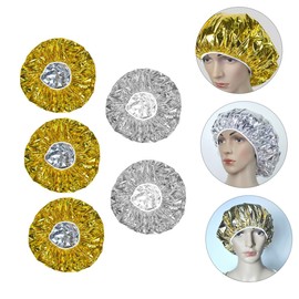 FOMIYES Sets Hair Insulation Foil Cap Heat Trapping Hat for Women Hair Coloring and Baking Oil Hat for Deep Conditioning Pcs