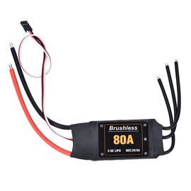 80A Brushless ESC Speed ​​Controller Battery Low Voltage Protection RC Accessory 2-6S