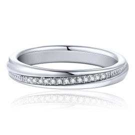 Starnny Promise Rings for Women 925 Sterling Silver Engagement Wedding Rings,R