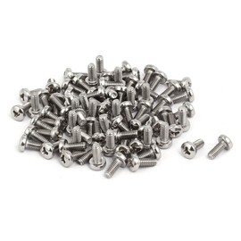 IIVVERR M2.5x6mm 304 Stainless Steel Y Type Pan Head Tamper Proof Security Screws 80pcs (M2.5x6mm 304 Acero Inoxidable Y Tipo Cabeza de Pan Cabeza A Prueba de Manipulación Tornillos de Seguridad 80pcs