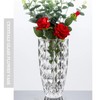 GIDARY Flower Vase,Tall Vase,Large Vase, Clear Glass Vase, H 10