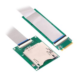 xiwai NGFF M.2 NVMe Câble d'Extension de Carte Mère vers CF Express M2 M-Key Pour CFE Type-B Support Card Mémoire R5 Z6 Z7