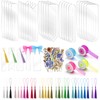50+75PCS DIY Acrylic Bookmark Set, Pletpet 50P Acrylic Bookmark Blanks