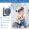 Dog doorbell, Watrerproof Super-Light Touch Wireless DoorBell (2 Receiver 3