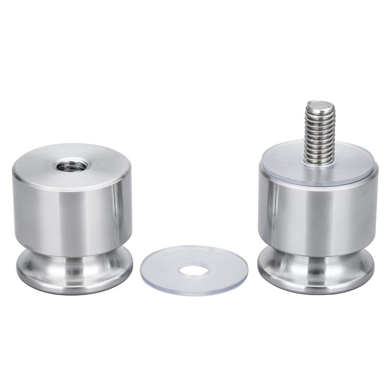 Solid Stainless Steel Shower Door Pair Handle Knob,Door Handle knob,Groove
