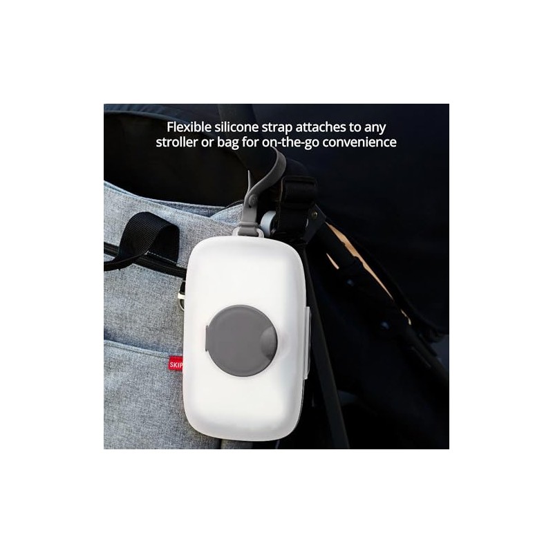 Skip Hop Dispensador De Toallitas Húmedas Para Bebés On-The-Go, Gris