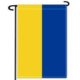 12×18 Inch Ukraine Garden Flag,30×45CM Ukrainian Garden Decor,Double Side Digital Printed 210D Polyester Decoration For Garden Patio