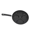 Egg Frying Pan 4 Cups Stick Proof Even Heating Iron