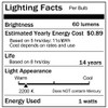 Jslinter 24-Pack LED 1W String Light Bulbs, S14 Plastic Shatterproof