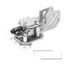 CW Morse Key Stainless Steel Double Paddle Key Portable Telegraph