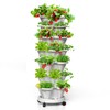 Tectsia Strawberry Vertical Planter Tower Garden, 7 Tiered Stackable Planter