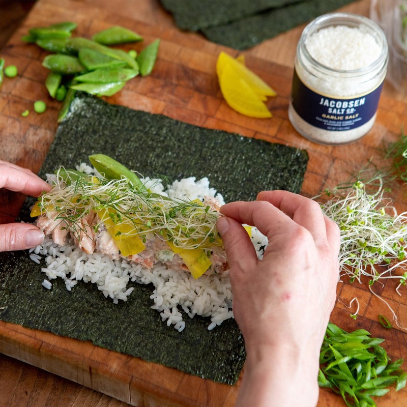 Jacobsen Salt Co. Garlic Salt – Kosher Sea Salt, Non-Iodized