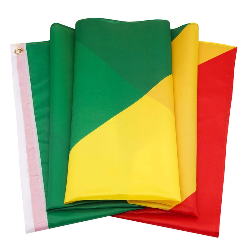 DANF Congo Flag 3ftx5ft Polyester Congolese 3 X 5 Foot