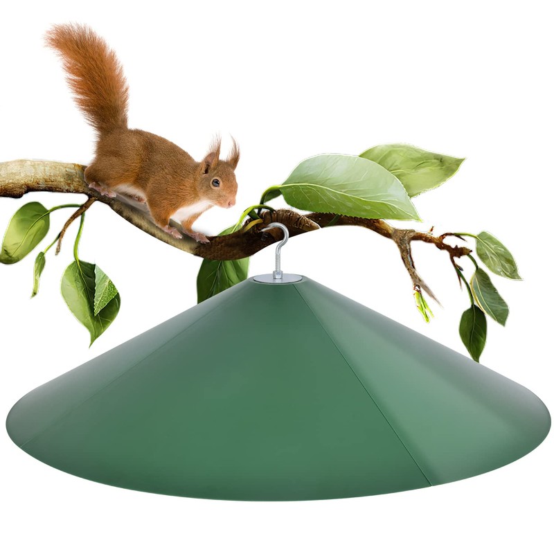 24-inch Large Outdoor Squirrel Baffles for Bird Feeders Pole, Two