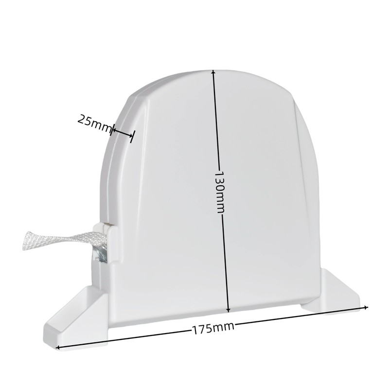 Belt winder for roller shutters, built-in strap, 14 mm, width