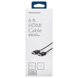 Insignia 1.8m (6 ft.) High Speed HDMI Cable (NS-HG06505-C)_Black