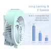 HandFan Portable Misting Fan, 55ml Large Water Tank, Rechargeable Handheld