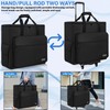 AKOZLIN Desktop Carrying Case PC Tower Travel Case with Detachable
